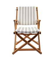 Folding chair isolated on transparent background. PNG file, cut out. AI Generated