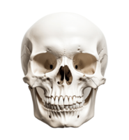 Skull isolated on transparent background. PNG file, cut out. AI Generated