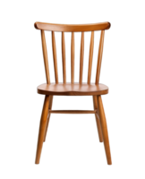 Wooden Chair isolated on transparent background. PNG file, cut out. AI Generated