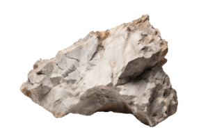 Rock stone boulder isolated on transparent background. PNG file, cut out. AI Generated