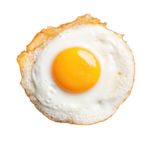 Fried Egg isolated on transparent background. PNG file, cut out. AI Generated