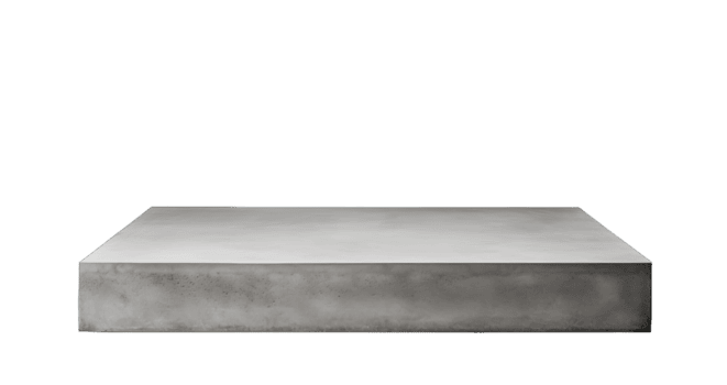 tömma grå betong sten podium för produkt visa presentation isolerat på transparent bakgrund. png fil, skära ut. ai genererad