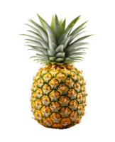 pineapple isolated on transparent background. PNG file, cut out. AI Generated