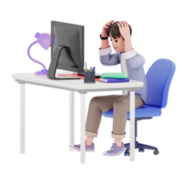 man arbete kontor png