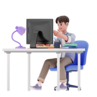 Man Work Office png