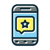 Favourite Vector Thick Line Filled Dark Colors Icons For Personal And Commercial Use.