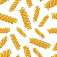 Seamless Pattern with different types of pasta.  Seamless pattern with pasta. Food Pattern. Pasta Background. Food Background. Kitchen vibrant design. Colorful vector illustration