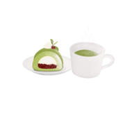 verde té postres png