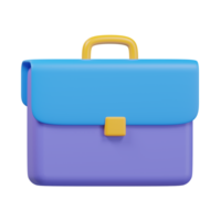 Bureau sac 3d illustration png