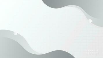White Waves Background vector