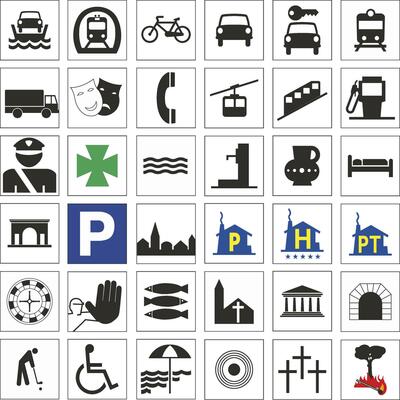 Obligation traffic sign