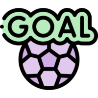 design de ícone de gol png