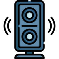 design de ícone de alto-falante png