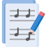 music score icon design png