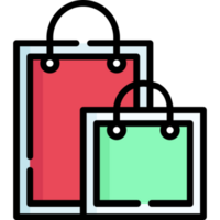 shopping bag icon design png