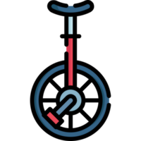 conception d'icône de monocycle png