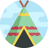 wigwam icoon ontwerp png