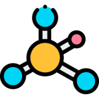 molecule icon design png