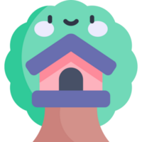 árbol casa icono diseño png