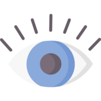 diseño de icono de ojo png