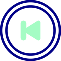 previous track icon design png