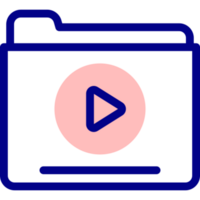 Video Mappe Symbol Design png