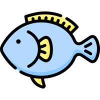 design de ícone de peixe png