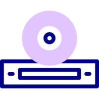 diseño de icono de reproductor de DVD png