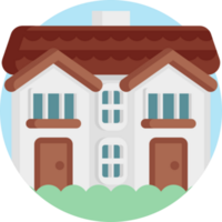 semi detached icon design png