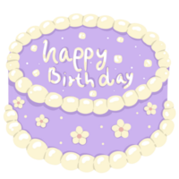 Cartoon Birthday Cake png