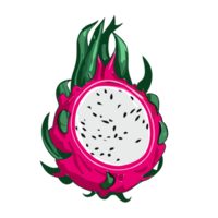 Dragon fruit transparent background, AI Generative png