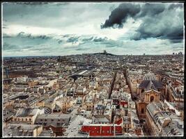 aéreo ver de París, Francia foto