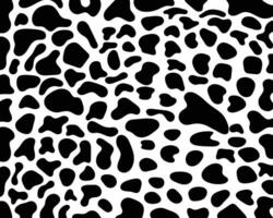 Abstract animal skin leopard, cheetah, Jaguar seamless pattern design. Black and white seamless camouflage background. vector