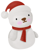 snöig docka bär jul kläder png