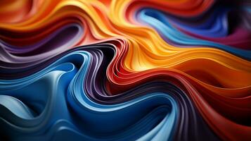 The Art of Colorful Abstract Background Design Ai generative photo