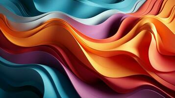 The Art of Colorful Abstract Background Design ai generative photo