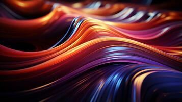 The Art of Colorful Abstract Background Design Ai generative photo