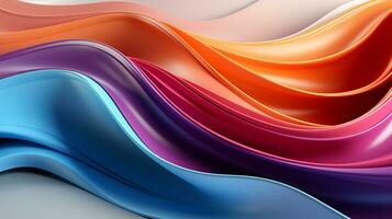 The Art of Colorful Abstract Background Design AI generative photo