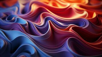 The Art of Colorful Abstract Background Design Ai generative photo