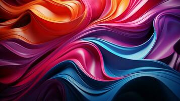 The Art of Colorful Abstract Background Design Ai generative photo