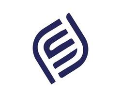 Creative modern Monogram elegant trendy unique letter based icon logo. S initial vector