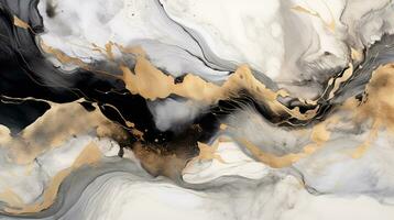 Stunning abstract background, watercolor stains in the style of marble, geode photo