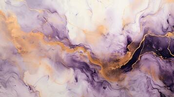 Stunning abstract background, watercolor stains in the style of marble, geode photo