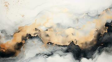 Stunning abstract background, watercolor stains in the style of marble, geode photo