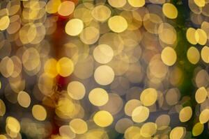 Abstract colorful light bokeh background, Glitter defocused abstract Twinkly Lights and Stars for background. photo