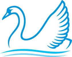 cisne png ilustração