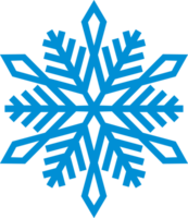Snowflake Icon PNG Illustration