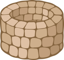 Old Stone Draw Well PNG Illustration