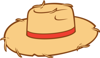 Straw Hat PNG Illustration