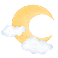 lune et nuages png